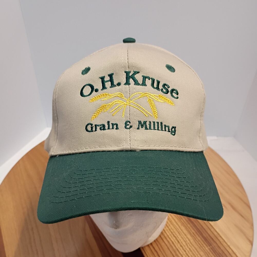 Vintage O. H. Kruse Grain & Milling Otto Custom Hat One Size Snapback Farming